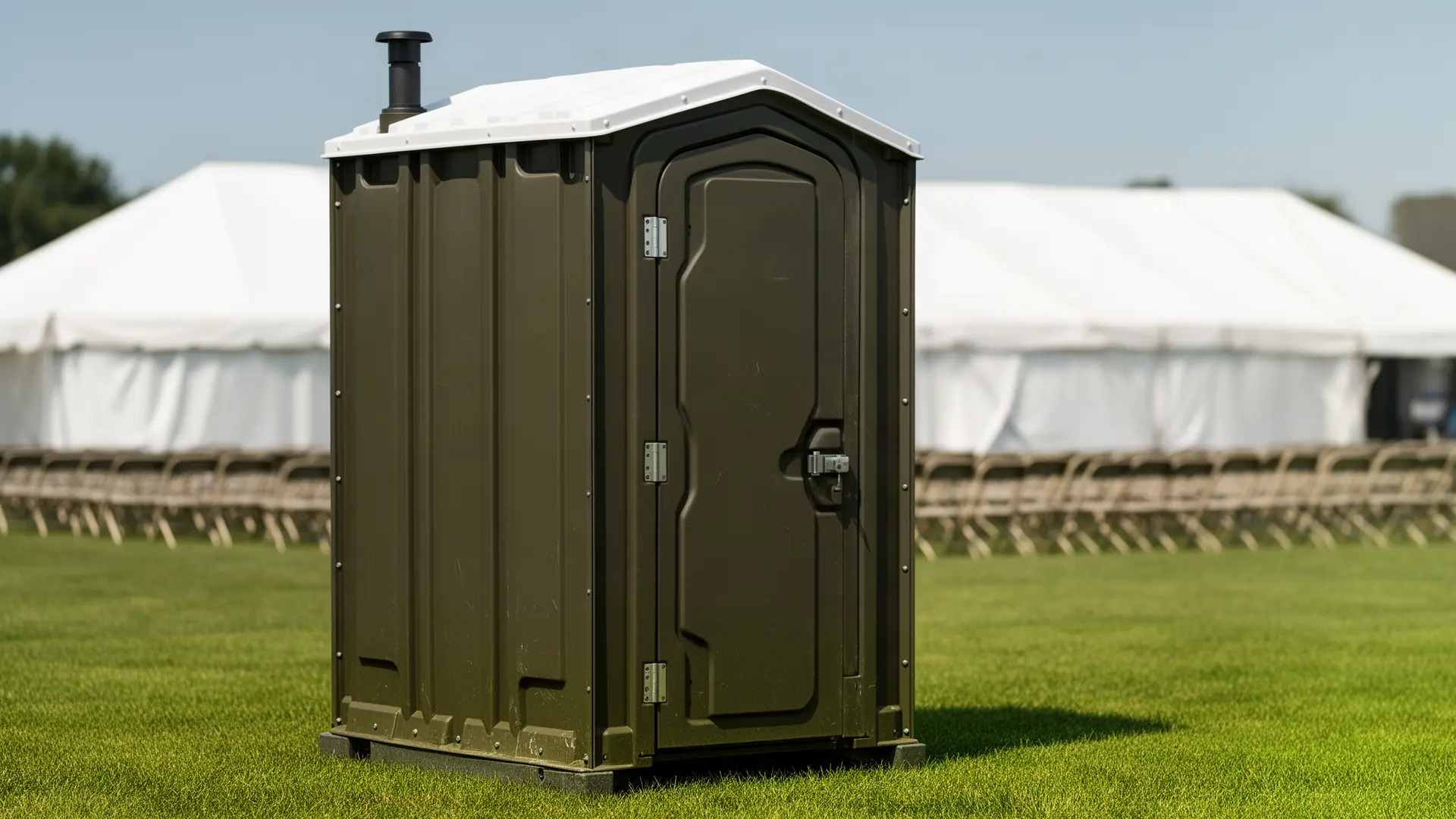 Clean porta potty unit from 2 Guys Porta Potty Rental in Riverdale, MD